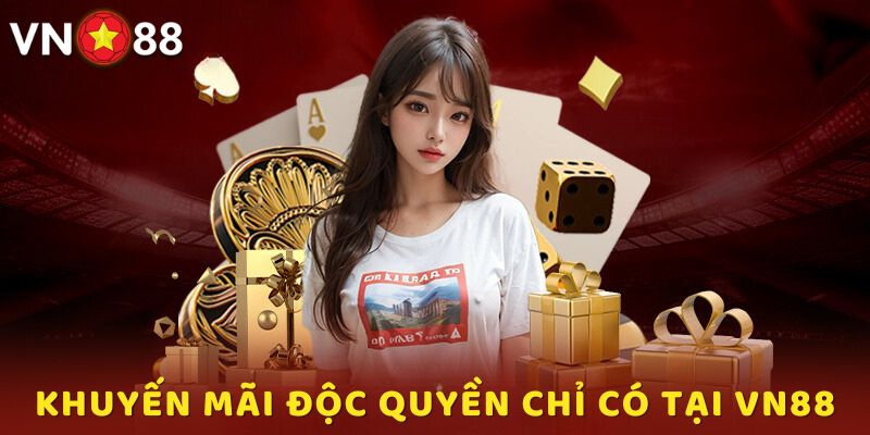 Khuyến mãi độc quyền chỉ có tại VN88